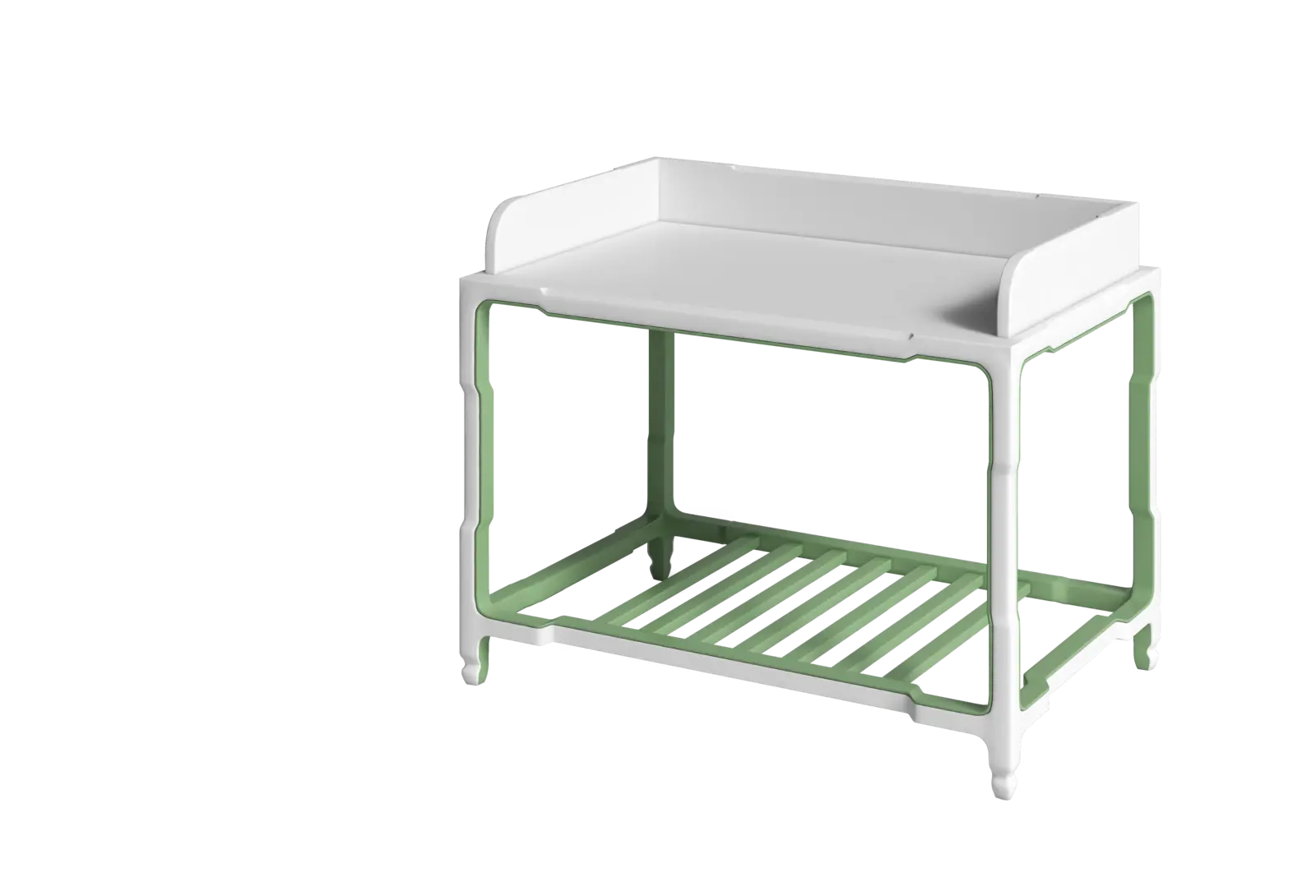 Table à thé Annam — laque et laiton